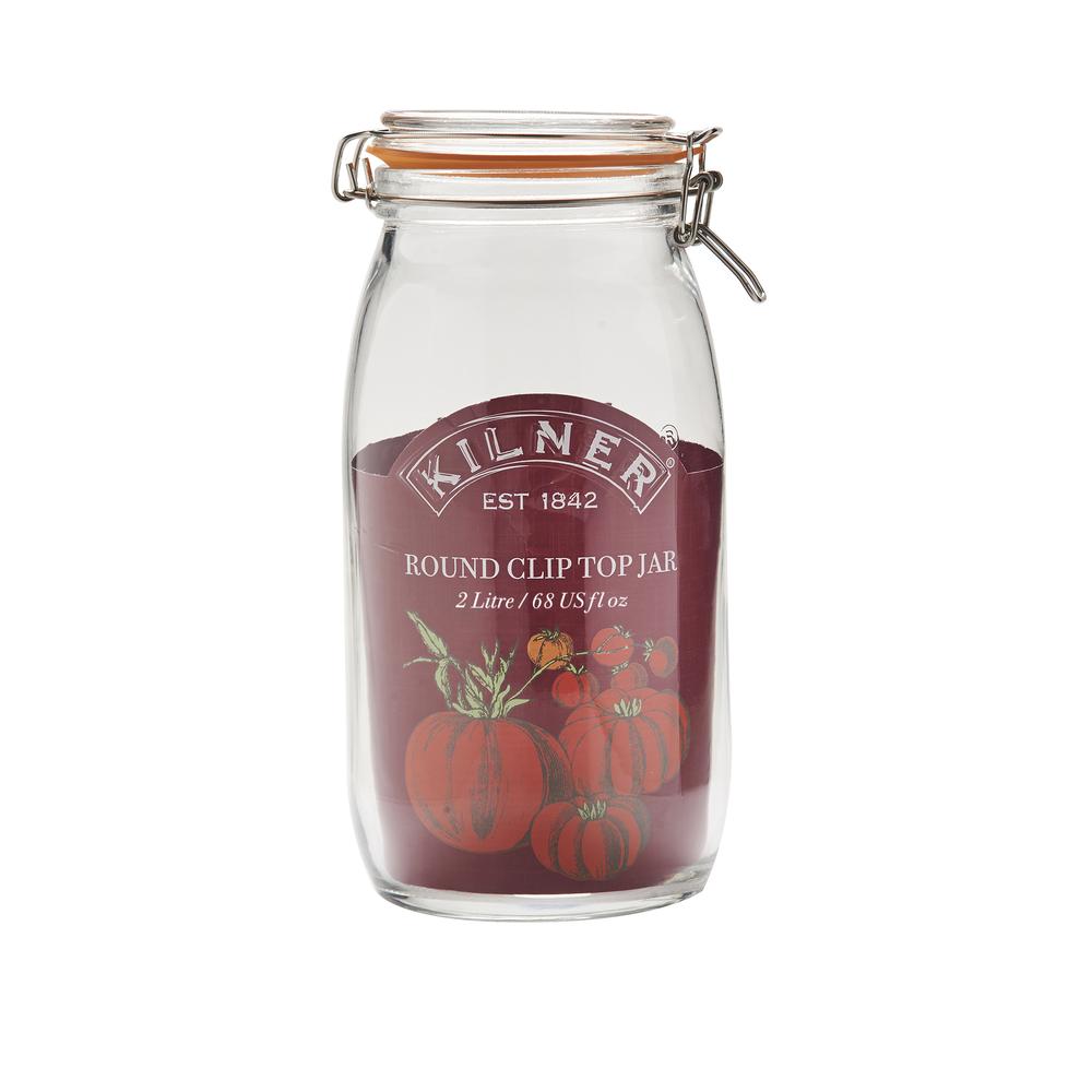 Image - Kilner Clip Top Round Jar 2 Litre