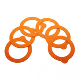 Image - Kilner Replacement Seals for Kilner Clip Top Jars, Set of 6 , Orange
