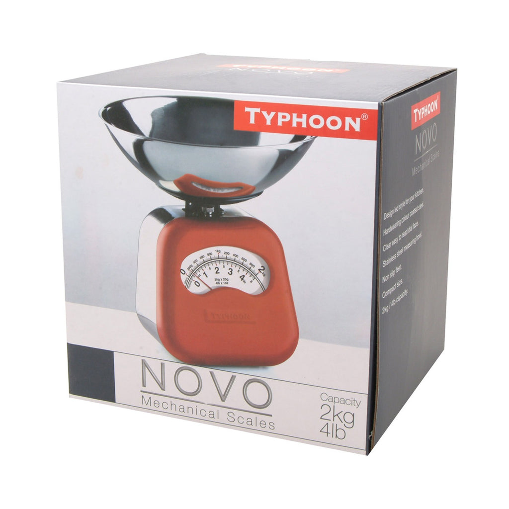 Image - Typhoon Vintage Kitchen Mechanical Scale, Red
