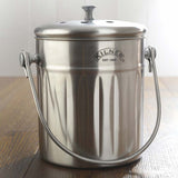 Image - Kilner Stainless Steel Kitchen Compost Bin, 2.0L, Silver