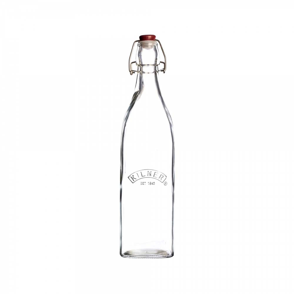 Image - Kilner Clip Top Square Bottle 0.55 Litre