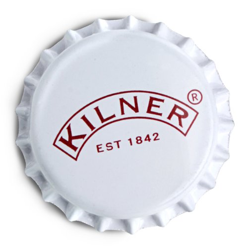 Image - Kilner Pack of 50 Metal Bottle Caps, White