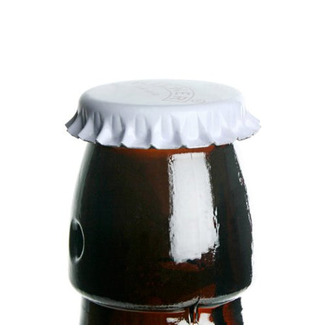 Image - Kilner Pack of 50 Metal Bottle Caps, White