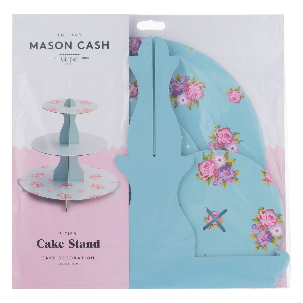Image - Mason Cash 3 Tier Cupcake Stand Floral