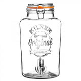 Kilner Clip Top Round Drinks Dispenser, 8L