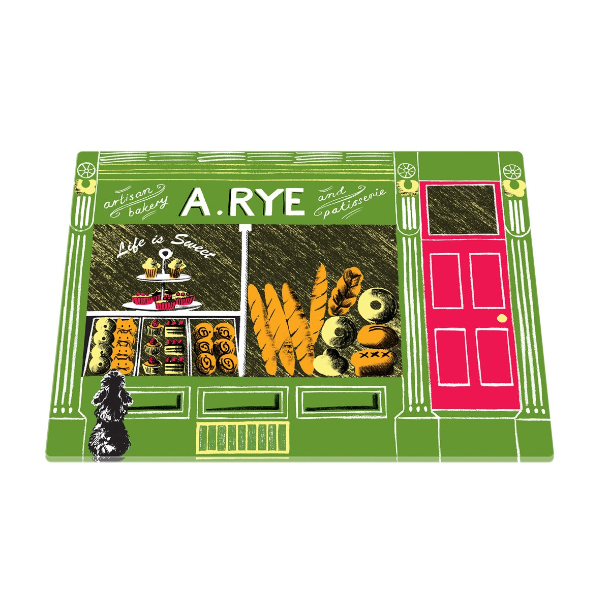 Image - Typhoon Bakery Shop Rectangular Worktop Protector, 40cm x 35.5cm