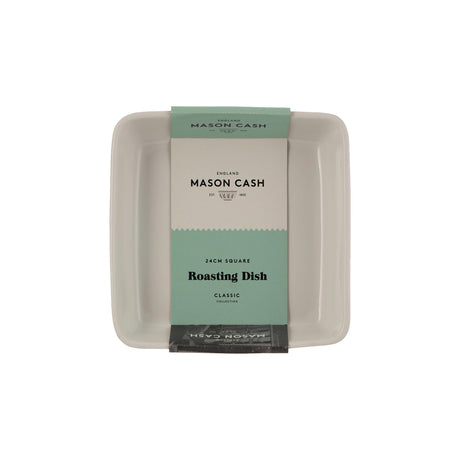 Mason Cash Classic Collection Square Dish, 24cm, White