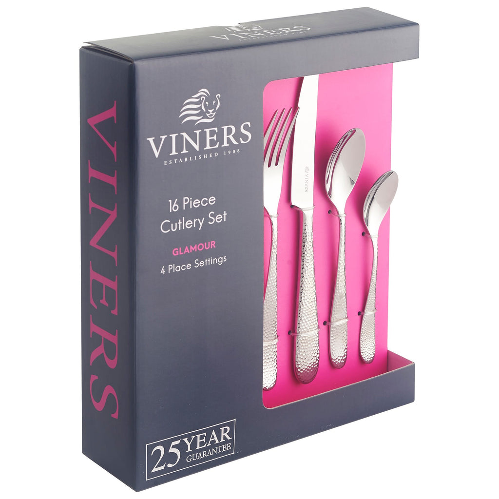 Image - Viners Glamour 18/0 16 Pce Cutlery Set Giftbox