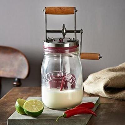 Image - Kilner Essential Home Butter Churner / Maker, 500ml, Clear