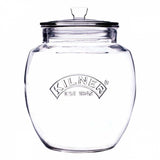 Image - Kilner Push Top Glass Storage, 4L, Transparent