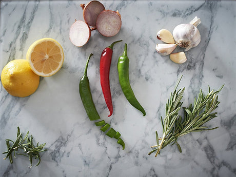 Typhoon Elements Marble Effect Work Top Saver, 40 x 30 cm