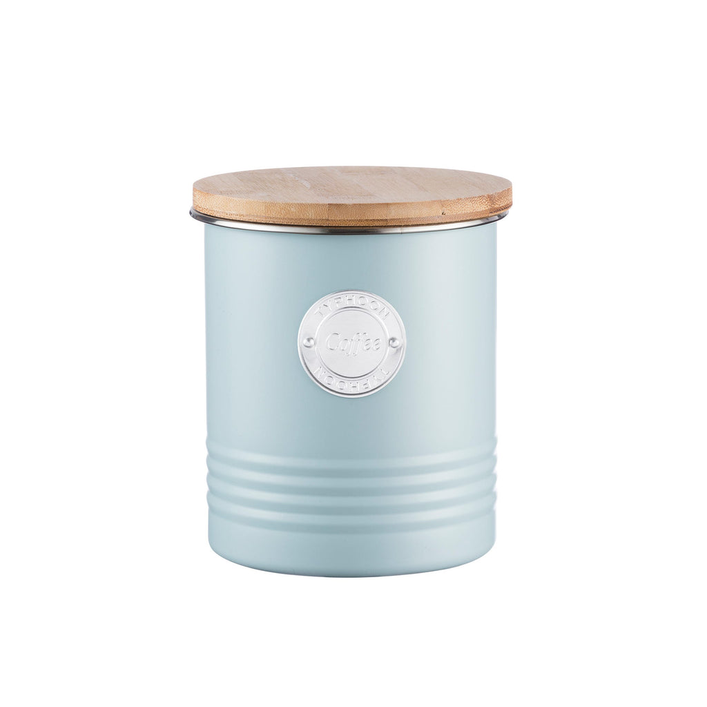 Image - Typhoon Living Coffee Canister Blue 1 Litre