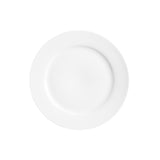 Price & Kensington Simplicity Rimmed Salad Porcelain Plate, 23 cm, White