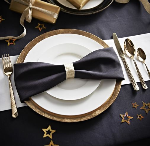 Image - Viners High Eminence Gold Stainless Steel Cutlery Set, 16 Piece, Gold