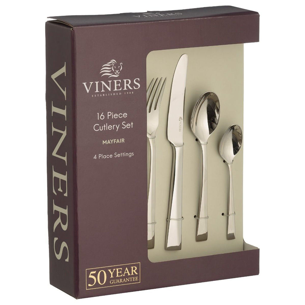 Image - Viners Mayfair 18/10 16pc Cutlery Set Giftbox