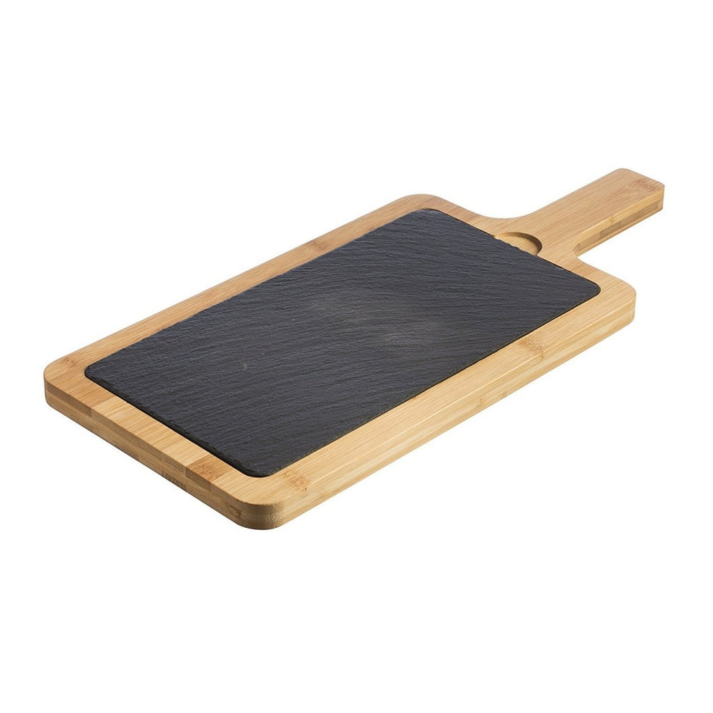 Image - Mason Cash Kitchen essentials Bamboo & Slate Serving Board, 35cm