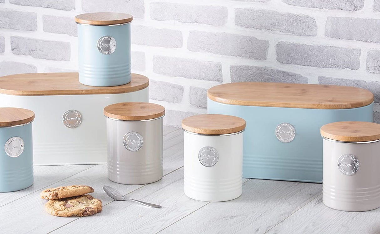 Typhoon Living Bread Bin, 7.5L, Blue