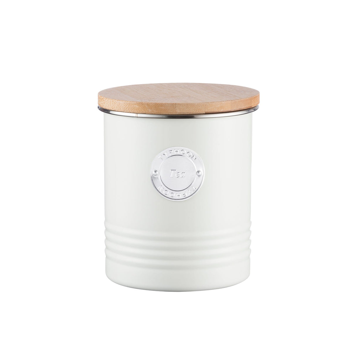 Typhoon Living Tea Canister, 1L, Cream