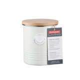 Typhoon Living Tea Canister, 1L, Cream