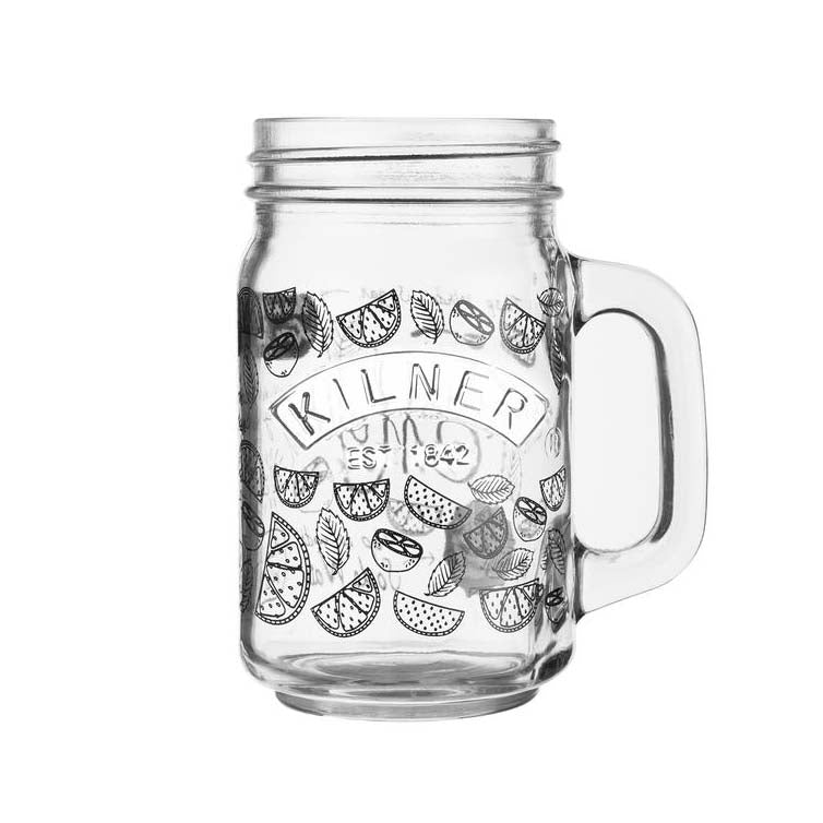 Image - Kilner Cocktail Decal Handled Jar, 400ml