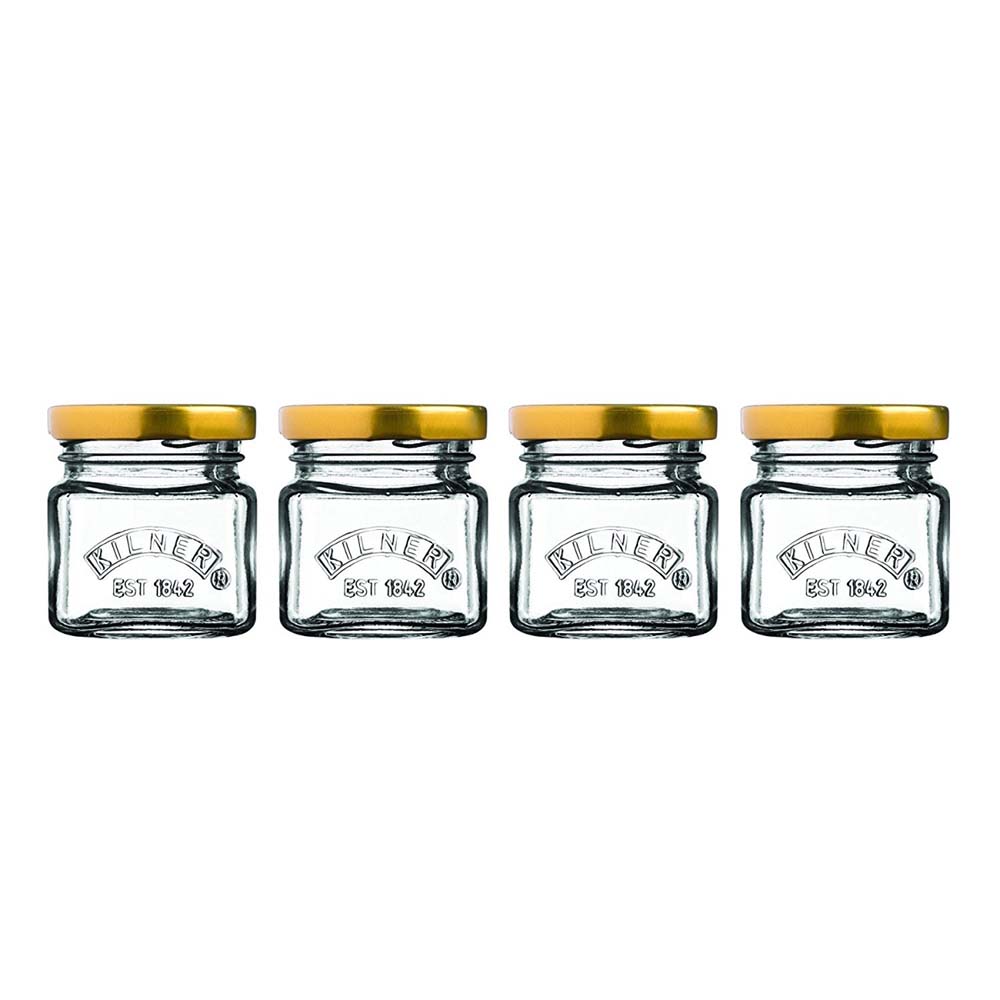 Image - Kilner Mini Jars With Lids, 55ml, Set of 4