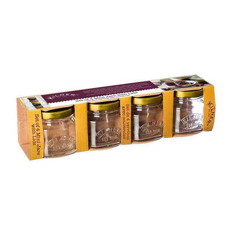 Image - Kilner Mini Jars With Lids, 55ml, Set of 4
