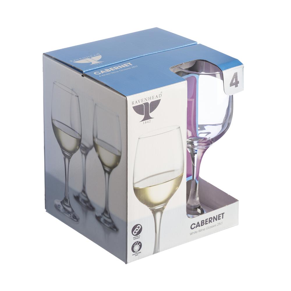 Image - Ravenhead Cabernet Set of 4 Wine Glasses, 28cl