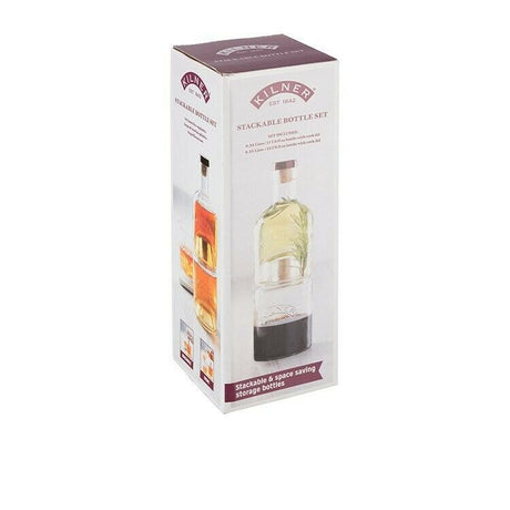 Image - Kilner Stackable Bottle Set, 2pc, Clear