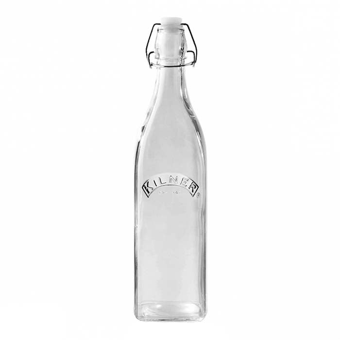 Image - Kilner Frosted Clip Top Bottle, 0.55L, White
