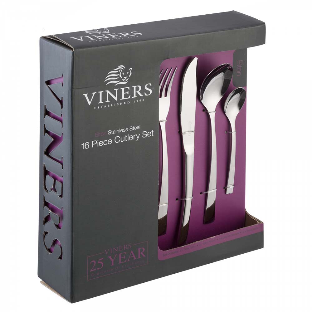 Image - Viners Elton 16 Piece Cutlery Set in Gift Box