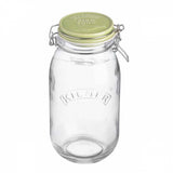 Image - Kilner Ceramic Round Clip Top Jar Bird Food, 2 Litre