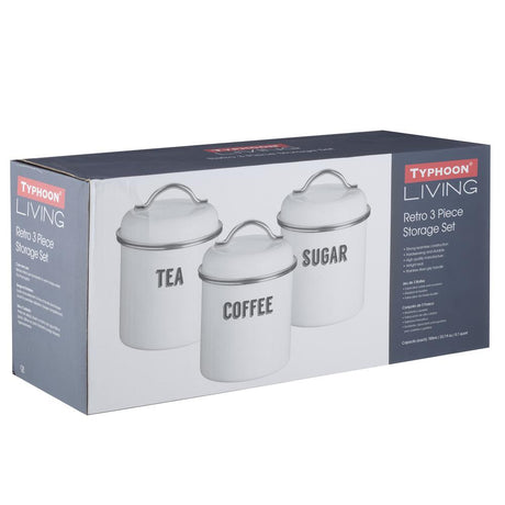 Image - Typhoon Living Retro Storage Set, White