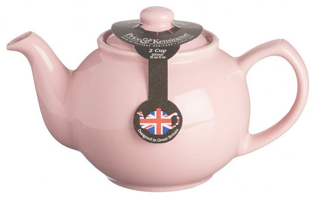Price & Kensington 2cup Stoneware Teapot, 450ml, Pastel Pink