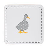 Image - Price & Kensington Madison Set 4 Coasters, White