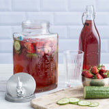 Image - Kilner Glass Fridge Drinks Dispenser, 3L, Clear