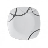 Image - Price & Kensington Mono Geo Side Plate, 20.5cm, White