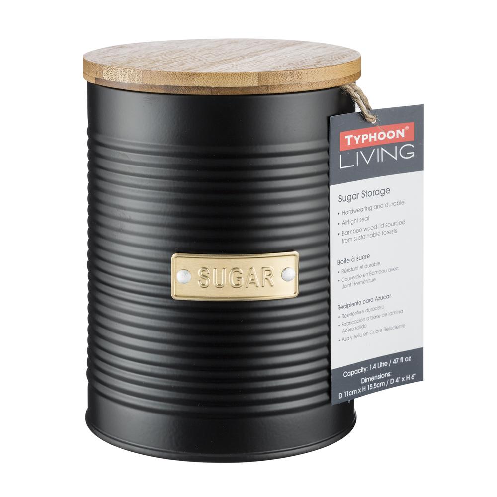 Typhoon Otto Sugar Storage, 1.4L, Black