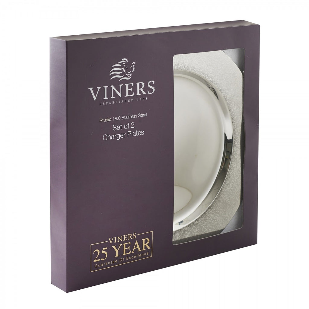 Image - Viners Studio Set Of 2 Charger Plates, 30cm