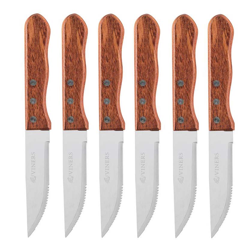 Image - Viners Rodeo American Steakhouse Style Six piece Jumbo Steak Knife Set