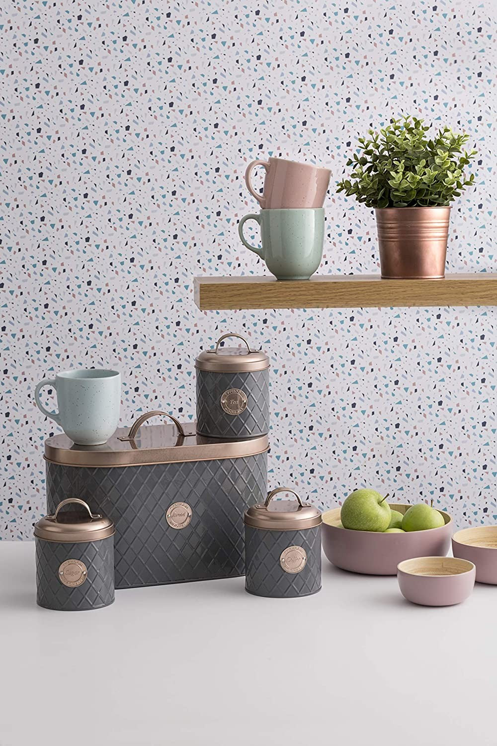 Image - Typhoon Henrik Copper Lid Bread Bin