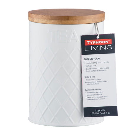 Image - Typhoon Embossed White Tea Storage