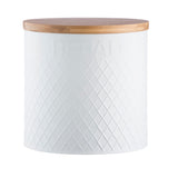 Typhoon Embossed White Bread Bin