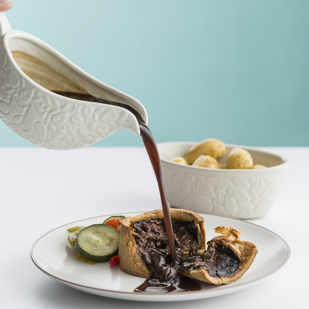 Mason Cash In The Forest Gravy Boat, White, 400ml