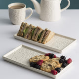 Mason Cash In The Forest Medium Serving Platter, 30cm x 15cm, White