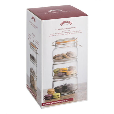 Image - Kilner Stackable Storage Jar Set