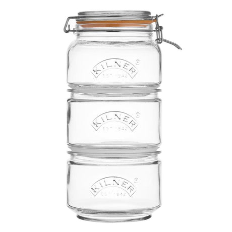 Image - Kilner Stackable Storage Jar Set
