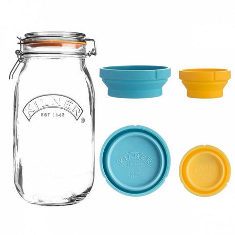 Image - Kilner Measure & Store Set, 2L, Clear