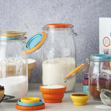 Image - Kilner Measure & Store Set, 2L, Clear