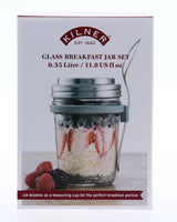 Kilner Breakfast Jar Set, 0.35L
