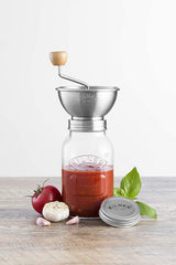 Image - Kilner Sauce Press Glass Jar Set, 1 Litre, Transparent